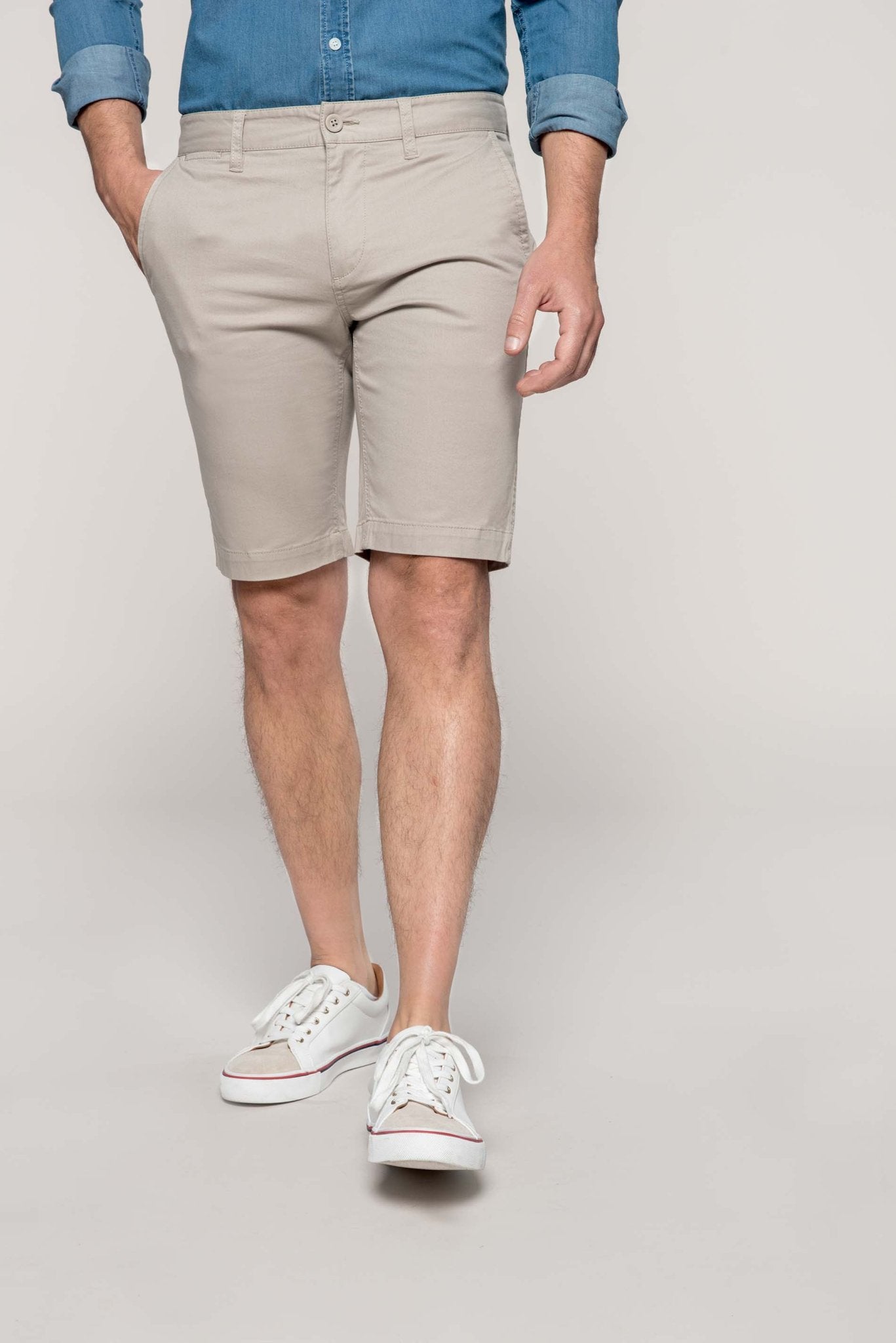 Bermuda chino Homme - KARIBAN - Uniformes Riviera