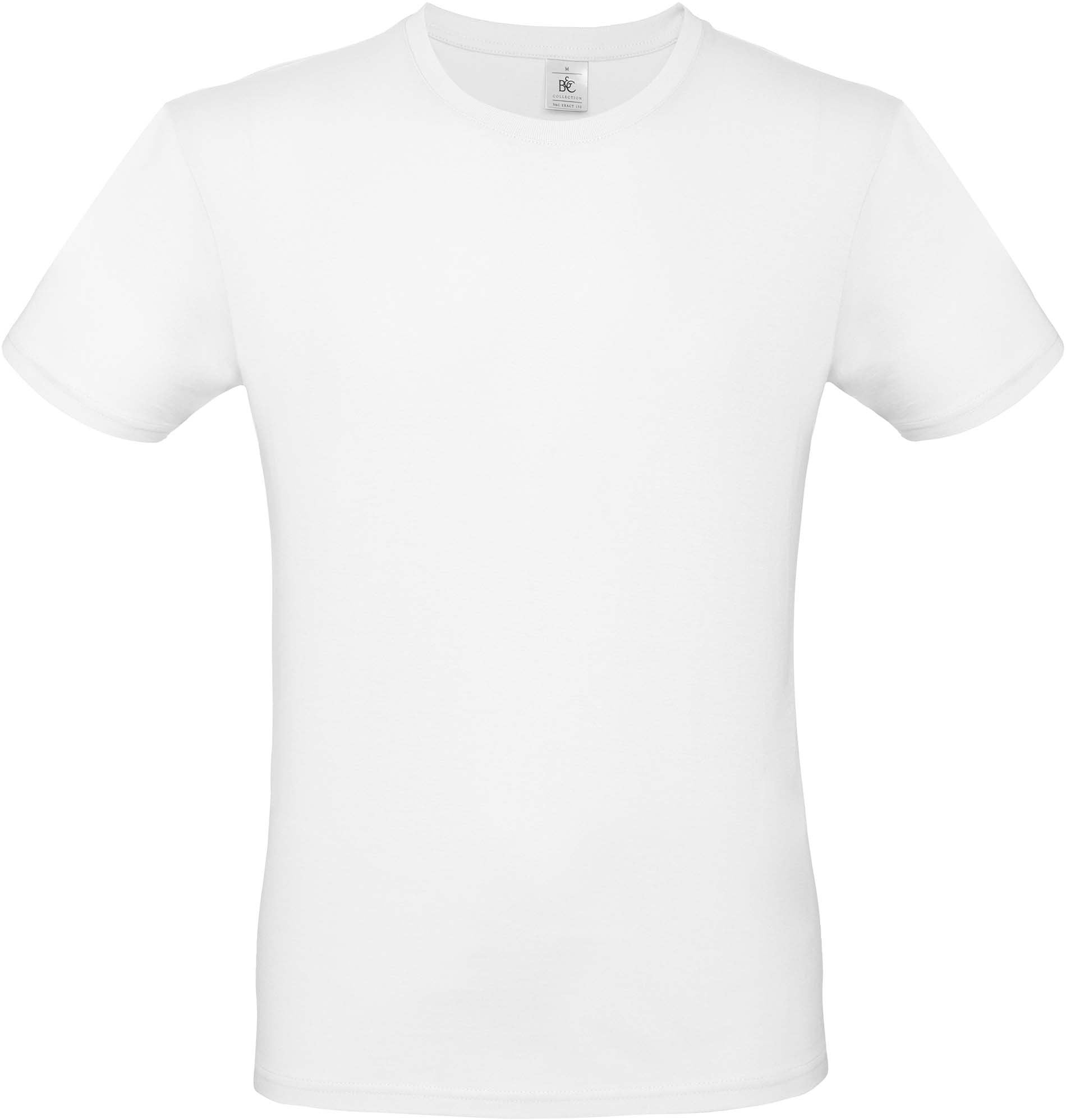 T-shirt Blanc B&C Homme - Uniformes Riviera